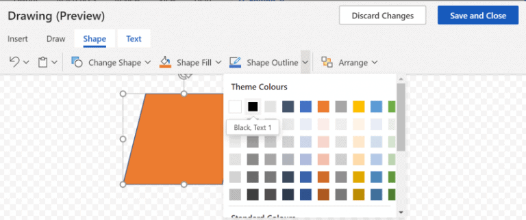 How to insert shapes in Microsoft word online? - WordOnlineTips.com