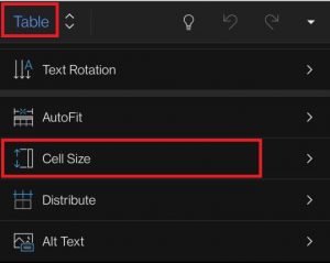 How to adjust the cell height in word online - WordOnlineTips.com
