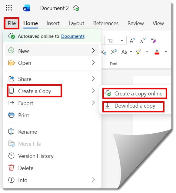 Create Document Word Online