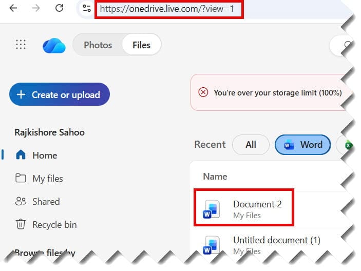 how to open word file in web browser