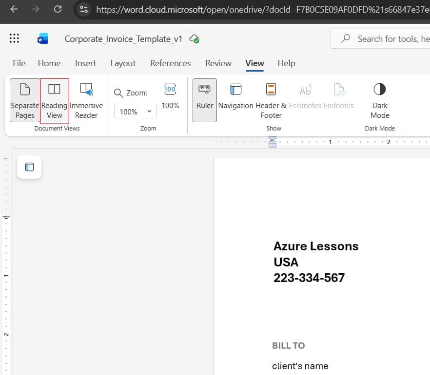How to Add Watermark in Word Online