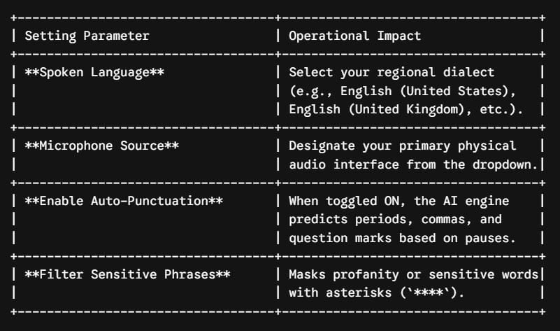 microsoft 365 word online dictation